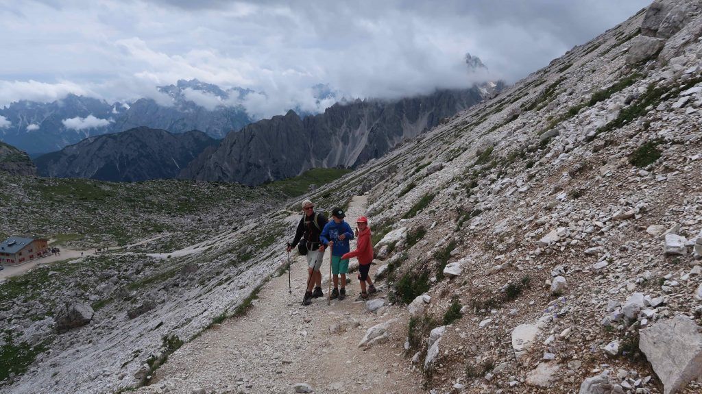 Hiking Drei Zinnen Dolomites