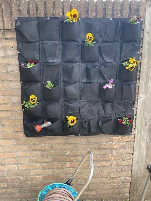 vertical gardening, for flowers and herbs